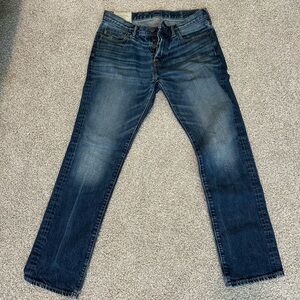 Abercrombie Men’s Dark Blue Denim Jeans